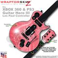Stardust Pink WraptorSkinz � Skin fits XBOX 360 & PS3 Guitar Hero III Les Paul Controller (GUITAR NOT INCLUDED)