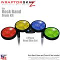 Stardust Colors Skin by WraptorSkinz� fits Rock Band Drum Set for Nintendo Wii, XBOX 360, PS2 & PS3 (DRUMS NOT INCLUDED)