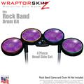 Stardust Purple Skin by WraptorSkinz� fits Rock Band Drum Set for Nintendo Wii, XBOX 360, PS2 & PS3 (DRUMS NOT INCLUDED)