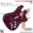 Abstract 01 Pink WraptorSkinz � Skin fits Rock Band Stratocaster Guitar for Nintendo Wii, XBOX 360, PS2 & PS3 (GUITAR NOT INCLUDED)