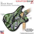 Camouflage Green WraptorSkinz � Skin fits Rock Band Stratocaster Guitar for Nintendo Wii, XBOX 360, PS2 & PS3 (GUITAR NOT INCLUDED)