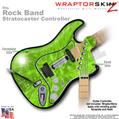 Stardust Green WraptorSkinz � Skin fits Rock Band Stratocaster Guitar for Nintendo Wii, XBOX 360, PS2 & PS3 (GUITAR NOT INCLUDED)
