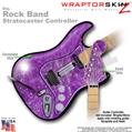 Stardust Purple WraptorSkinz � Skin fits Rock Band Stratocaster Guitar for Nintendo Wii, XBOX 360, PS2 & PS3 (GUITAR NOT INCLUDED)