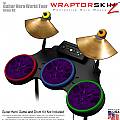 Abstract 01 Purple Skin by WraptorSkinz� fits Guitar Hero 4 World Tour Drum Set for Nintendo Wii, XBOX 360, PS2 & PS3 (DRUMS NOT INCLUDED)