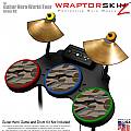 Camouflage Brown Skin by WraptorSkinz� fits Guitar Hero 4 World Tour Drum Set for Nintendo Wii, XBOX 360, PS2 & PS3 (DRUMS NOT INCLUDED)
