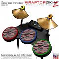 Camouflage Pink Skin by WraptorSkinz� fits Guitar Hero 4 World Tour Drum Set for Nintendo Wii, XBOX 360, PS2 & PS3 (DRUMS NOT INCLUDED)