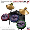 Camouflage Purple Skin by WraptorSkinz� fits Guitar Hero 4 World Tour Drum Set for Nintendo Wii, XBOX 360, PS2 & PS3 (DRUMS NOT INCLUDED)