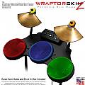 Duct Tape Colors Skin by WraptorSkinz� fits Guitar Hero 4 World Tour Drum Set for Nintendo Wii, XBOX 360, PS2 & PS3 (DRUMS NOT INCLUDED)