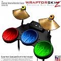 Fire Colors Skin by WraptorSkinz� fits Guitar Hero 4 World Tour Drum Set for Nintendo Wii, XBOX 360, PS2 & PS3 (DRUMS NOT INCLUDED)