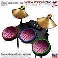 Fire Pink Skin by WraptorSkinz� fits Guitar Hero 4 World Tour Drum Set for Nintendo Wii, XBOX 360, PS2 & PS3 (DRUMS NOT INCLUDED)