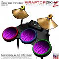 Fire Purple Skin by WraptorSkinz� fits Guitar Hero 4 World Tour Drum Set for Nintendo Wii, XBOX 360, PS2 & PS3 (DRUMS NOT INCLUDED)