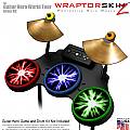 Lightning Colors Skin by WraptorSkinz� fits Guitar Hero 4 World Tour Drum Set for Nintendo Wii, XBOX 360, PS2 & PS3 (DRUMS NOT INCLUDED)