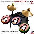 Penguins on Pink Skin by WraptorSkinz� fits Guitar Hero 4 World Tour Drum Set for Nintendo Wii, XBOX 360, PS2 & PS3 (DRUMS NOT INCLUDED)