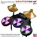 Radioactive Purple Skin by WraptorSkinz� fits Guitar Hero 4 World Tour Drum Set for Nintendo Wii, XBOX 360, PS2 & PS3 (DRUMS NOT INCLUDED)