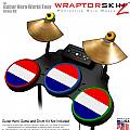 Red, White and Blue Skin by WraptorSkinz� fits Guitar Hero 4 World Tour Drum Set for Nintendo Wii, XBOX 360, PS2 & PS3 (DRUMS NOT INCLUDED)
