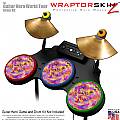 Tie Dye Pastel Skin by WraptorSkinz� fits Guitar Hero 4 World Tour Drum Set for Nintendo Wii, XBOX 360, PS2 & PS3 (DRUMS NOT INCLUDED)