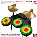 Tie Dye Skin by WraptorSkinz� fits Guitar Hero 4 World Tour Drum Set for Nintendo Wii, XBOX 360, PS2 & PS3 (DRUMS NOT INCLUDED)