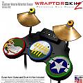 WWII Bomber War Plane Skin by WraptorSkinz� fits Guitar Hero 4 World Tour Drum Set for Nintendo Wii, XBOX 360, PS2 & PS3 (DRUMS NOT INCLUDED)
