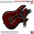 Abstract 01 Red  Skin fits Guitar Hero 5 - World Tour - Band Hero Guitar for XBOX 360 and PS3