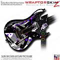 Abstract 02 Purple  Skin fits Guitar Hero 5 - World Tour - Band Hero Guitar for XBOX 360 and PS3