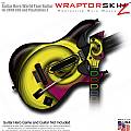 Alecias Swirl 01 Yellow  Skin fits Guitar Hero 5 - World Tour - Band Hero Guitar for XBOX 360 and PS3