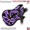 Alecias Swirl 02 Purple  Skin fits Guitar Hero 5 - World Tour - Band Hero Guitar for XBOX 360 and PS3