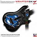 Barbwire Heart Blue  Skin fits Guitar Hero 5 - World Tour - Band Hero Guitar for XBOX 360 and PS3