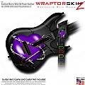 Barbwire Heart Purple  Skin fits Guitar Hero 5 - World Tour - Band Hero Guitar for XBOX 360 and PS3