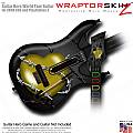Barbwire Heart Yellow  Skin fits Guitar Hero 5 - World Tour - Band Hero Guitar for XBOX 360 and PS3