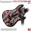 Camouflage Pink  Skin fits Guitar Hero 5 - World Tour - Band Hero Guitar for XBOX 360 and PS3