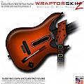 Colorburst Orange  Skin fits Guitar Hero 5 - World Tour - Band Hero Guitar for XBOX 360 and PS3