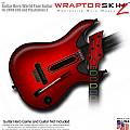 Colorburst Red  Skin fits Guitar Hero 5 - World Tour - Band Hero Guitar for XBOX 360 and PS3