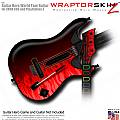 Fire Red  Skin fits Guitar Hero 5 - World Tour - Band Hero Guitar for XBOX 360 and PS3