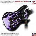 Metal Flames Purple  Skin fits Guitar Hero 5 - World Tour - Band Hero Guitar for XBOX 360 and PS3