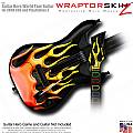 Metal Flames  Skin fits Guitar Hero 5 - World Tour - Band Hero Guitar for XBOX 360 and PS3