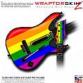 Rainbow Stripes  Skin fits Guitar Hero 5 - World Tour - Band Hero Guitar for XBOX 360 and PS3