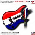 Red, White and Blue  Skin fits Guitar Hero 5 - World Tour - Band Hero Guitar for XBOX 360 and PS3