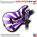 Rising Sun Purple  Skin fits Guitar Hero 5 - World Tour - Band Hero Guitar for XBOX 360 and PS3