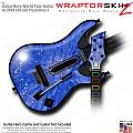 Stardust Blue  Skin fits Guitar Hero 5 - World Tour - Band Hero Guitar for XBOX 360 and PS3