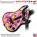 Tie Dye Pastel  Skin fits Guitar Hero 5 - World Tour - Band Hero Guitar for XBOX 360 and PS3