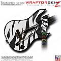 Zebra Stripes  Skin fits Guitar Hero 5 - World Tour - Band Hero Guitar for XBOX 360 and PS3