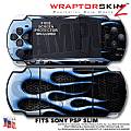 Metal Flames Blue WraptorSkinz � Decal Style Skin fits Sony PSP Slim (PSP 2000)