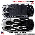 Metal Flames Chrome WraptorSkinz � Decal Style Skin fits Sony PSP Slim (PSP 2000)
