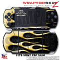 Metal Flames Yellow WraptorSkinz � Decal Style Skin fits Sony PSP Slim (PSP 2000)