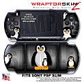 Penguins on Black WraptorSkinz � Decal Style Skin fits Sony PSP Slim (PSP 2000)