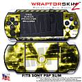Radioactive Yellow WraptorSkinz � Decal Style Skin fits Sony PSP Slim (PSP 2000)
