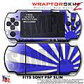 Rising Sun Blue WraptorSkinz � Decal Style Skin fits Sony PSP Slim (PSP 2000)