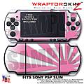 Rising Sun Pink WraptorSkinz � Decal Style Skin fits Sony PSP Slim (PSP 2000)