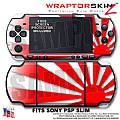 Rising Sun Red WraptorSkinz � Decal Style Skin fits Sony PSP Slim (PSP 2000)