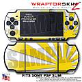 Rising Sun Yellow WraptorSkinz � Decal Style Skin fits Sony PSP Slim (PSP 2000)